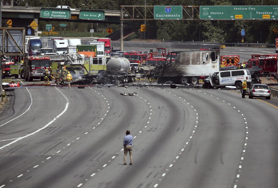 Accidente autopista 5