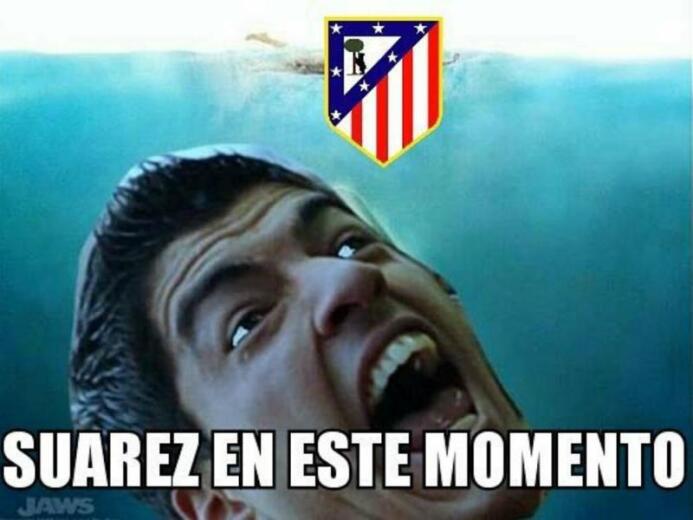 Los fanáticos hicieron bromas tras la polémica victoria del Barça-Atlético.