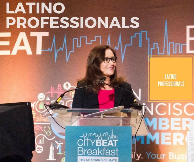 Geisha Williams en un encuentro de la organización Latino Professionals,...