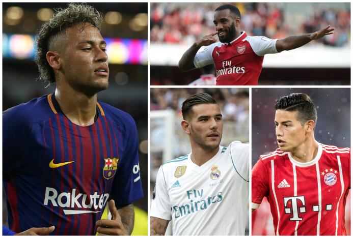 Con el dinero de Neymar, se podría armar este 'once ideal del mercado' f...