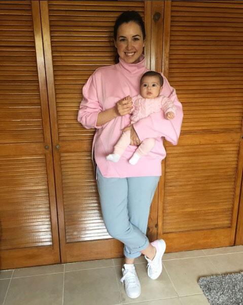 Fátima Torre y su hija
