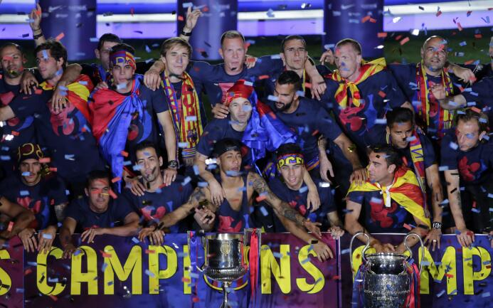 El Barça es Campeón de la Champions y logra el triplete - El FC Barcelon...
