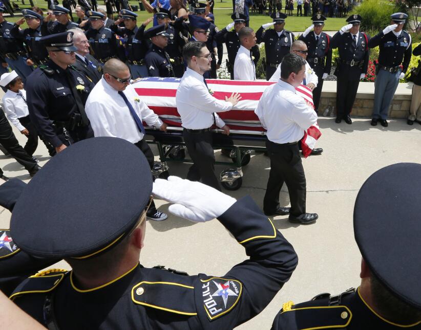 Funeral de Patrick Zamarripa, policía de Dallas