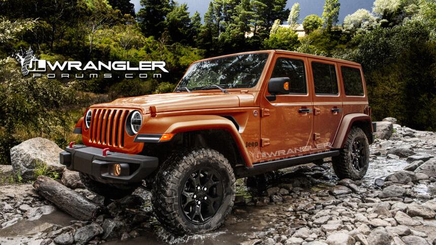 ¿Es esta la nueva Jeep Wrangler 2018? wrangler-2018-front-mango-tagged-1...