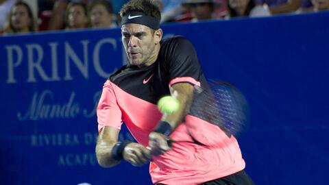 Juan Martín del Potro le dio pocas concesiones a Mischa Zverev.