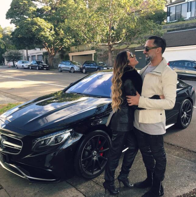 Marlene Favela y su prometido George Seely