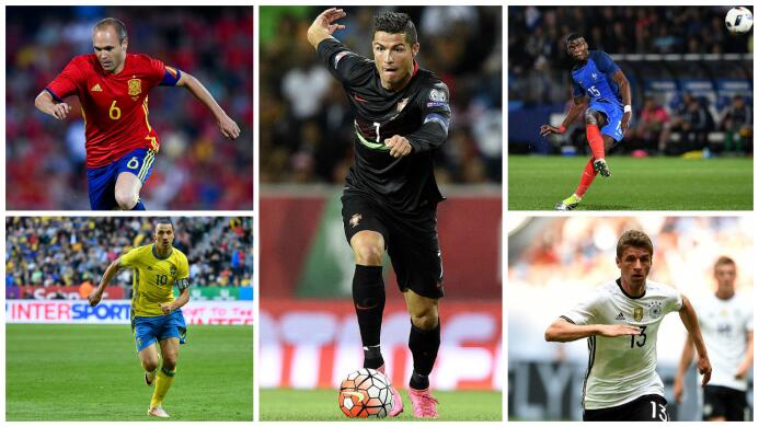 Figuras a seguir en la Eurocopa 2016