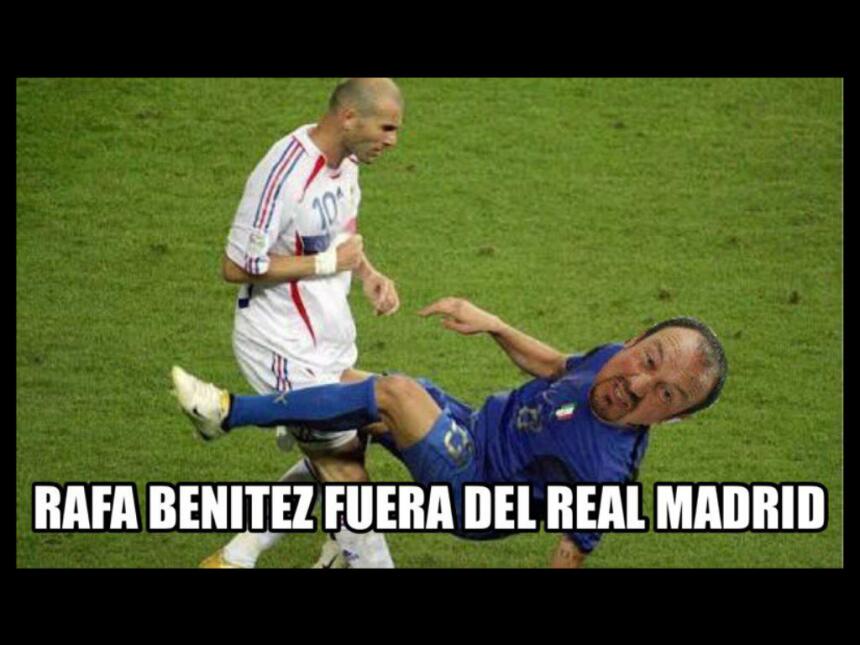 Los memes del despido de Rafa Benítez