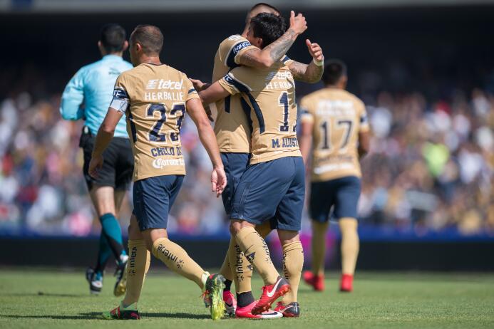 En fotos: Pumas es primero del Clausura 2018 tras vencer 3-1 al Atlas 20...