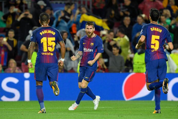 Con gol 100 de Messi en torneos europeos, Barcelona se acerca a octavos...