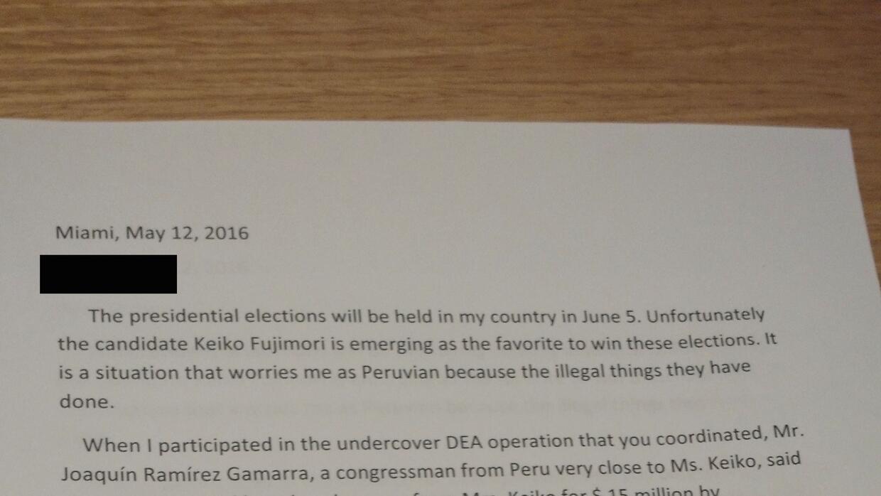 DEA investiga grabación en la que se menciona a Keiko 