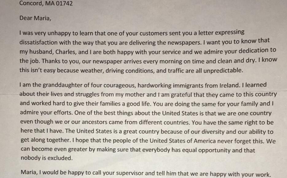 Letters of support flooded in after Ramírez wrote to her customers.