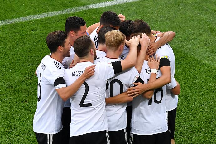 'Baby Alemania' sufrió pero derrotó a Australia en la Copa Confederacion...