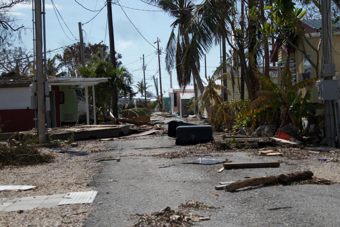 Fotos: El huracán Irma tumbó casas móviles como si fueran de juguete img...