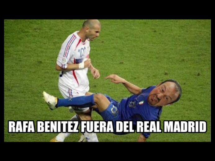 Los memes del despido de Rafa Benítez