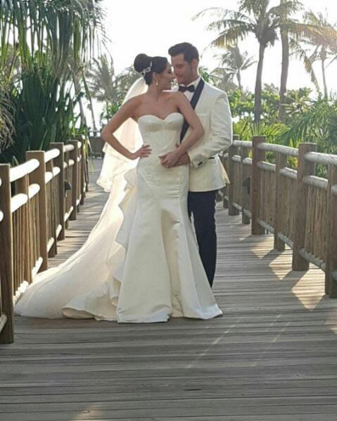 Brandon Peniche y Kristal Cid boda